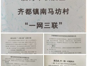 南马坊村“一网三联”聚民心 打造治理“共同体”